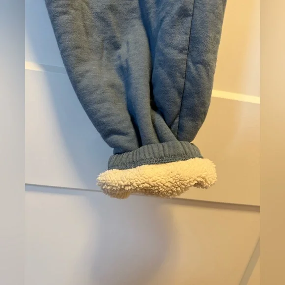 Eddie Bauer Women’s Blue Fleece Lined Jogger Sweatpants Sz XL Cozy Loungewear - Picture 4 of 7